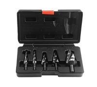 Bit di perforazione a passo in metallo | Bit Step Set | Utensili da taglio in acciaio ad alta velocità di industriale per fori di perforazione, HSS Spiral Step Drill Bit - Progettazione di