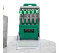 BIT di perforazione elettrica - 10x6x3cm Compact 32pcs set, costruzione in acciaio durevole, dimensioni assortite con gambo esadecimale | Ripara l'accessorio per macchinari per mobili per automobili C
