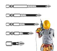 Bit Di Trapano Anti-Slittamento | Punte Cacciavite Magnetiche Multiuso A Lunga Durata | Accesori Portatili Per Trapano Set Utensili | Forniture Resistenti All’Usura Per Hobbisti E Fai Da Te