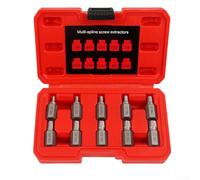 Bit Entro Dimensioni 1 Oltre 8 5/32 3/16 7 Oltre 32 Rimozione e Bullone Estrattore Set 10pcs Metallo Multispline Hex Head 0. 3 9/32 5/16 11/32 25 Over 8 13/32 per vite