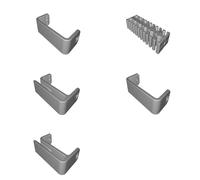 Bit Holder Case with Rotating Clip for Hex Tools - 12 Bit Storage & Lock Design