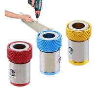 Bit Magnetic Screwdriver, 3X Strong Magnetized Driver Bits, Efficient Extractor Tool, Precision Attachment For Electric Drills and Furniture Installation Projects
