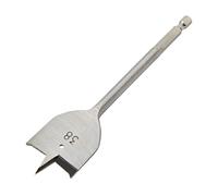 Bit Per Legno Piatto Draper 38Mm Esagono Doppio Affilato Tri Punto 41789
