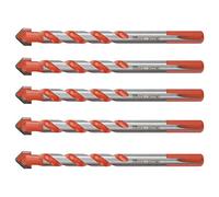 Bit per trapano elettrici a triangolo in carburo Impostare la perforazione efficiente ad alta velocità 12 mm 5pcs