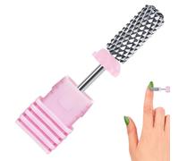 Bit per trapano per unghie, pezzi per unghie cuticole,BITS ACRILICO PROFESSIONE PROFESSIONE - Punta pulita per cuticola tratteggiata con strass, forniture per la cura della casa del salone per la