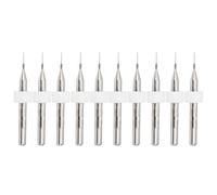 Bit per trapano ugello della stampante 3D 10pcs per la pulizia in carburo di tungsteno ago di precisione di precisione 0,2 mm Bit di perforazione di precisione per ugello della