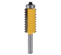 Bit router con articolazione con le dita cheotime con gambo 8 mm, falegnameria a terra CNC Precision Bit 45# Freshing Authinding per progetti di lavorazione del legno e (8*41mm)