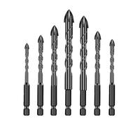 Bit Set for Drill, Bits for Metal, Quick Change Shock-Resistant Socket Tool, Anti Slip Precise Drilling 5.91x2.36x0.59 Inches for Concrete Woodworking and Appliance Repair Tasks