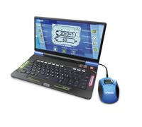 VTech Bit Smart Genius Plus Nero, Computer Interattivo Bambini, Computer con Mouse Incluso, 164 Attività, Computer Didattico Bilingue Italiano e Inglese, Tastiera QWERTY, Batterie Incluse, 6-11 Anni