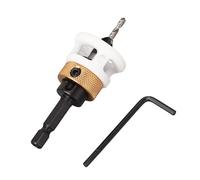 Bit trapano con svasatura a 4 flauto M2 HSS Profondità regolabile con stelo esagonale con colletto di arresto per progetti di lavorazione del legno