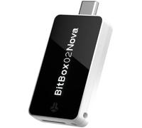 BitBox 02 Nova - Portafoglio hardware per Bitcoin, supporto iPhone, chip di sicurezza EAL, diversi colori (bianco polare)