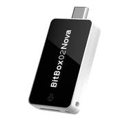 BitBox 02 Nova - Portafoglio hardware per criptovalute: Bitcoin, Ethereum Plus 1500 token - Supporto iPhone, chip di sicurezza EAL, diversi colori (bianco polare)