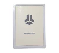 BitBox Bitcoin Backup Cards - Archiviazione a lungo termine per il tuo backup del portafoglio crypto - Schede laminate, resistenti all'invecchiamento. Contiene 3 set di backup completi