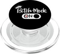 Bitch Mode On Off Sign,Im the Boss Mode Funny Sayings Bitchy PopSockets PopGrip per MagSafe