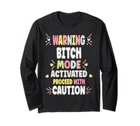 Bitch Personalized Women's Gift Custom Bitch Maglia a Manica