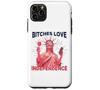Bitches Love Independence Funny 4th of July Men Women Custodia per iPhone 11 Pro Max