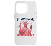 Bitches Love Independence Funny 4th of July Men Women Custodia per iPhone 14 Pro Max