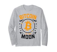 Bitcoin alla Luna Divertente Crypto Maglia a Manica