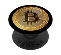 Bitcoin Alla Luna E Ritorno, Grafico Di Criptovaluta Bitcoin PopSockets PopGrip Adesivo
