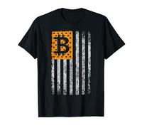 Bitcoin American Flag BTC USA Crypto Currency Blockchain Maglietta