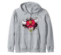 Bitcoin Angry Bull I Funny Bullmarket Bitcoin Felpa con Cappuccio