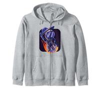 Bitcoin Astronaut Cowboy I Space BTC Bitcoin Felpa con Cappuccio