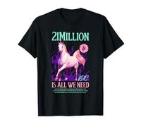 Bitcoin BTC - 21 Milioni Sono Tutto ciò di Cui Abbiamo Bisogno (Unicorn Graphic) Maglietta