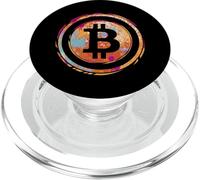 Bitcoin BTC symbol | Crypto blockchain and bitcoin PopSockets PopGrip per MagSafe