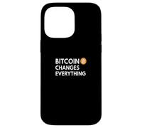 Bitcoin Cambia Tutto libertà moneta rivoluzione bitcoin Custodia per iPhone 14 Pro Max