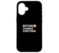 Bitcoin Cambia Tutto libertà moneta rivoluzione bitcoin Custodia per iPhone 16