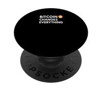 Bitcoin Cambia Tutto libertà moneta rivoluzione bitcoin PopSockets PopGrip Adesivo