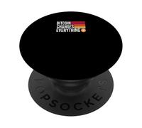 Bitcoin Cambia Tutto libertà moneta rivoluzione bitcoin PopSockets PopGrip Adesivo