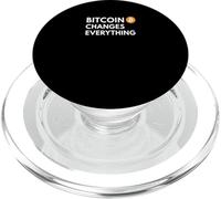 Bitcoin Cambia Tutto libertà moneta rivoluzione bitcoin PopSockets PopGrip per MagSafe