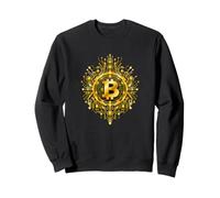 Bitcoin Circuit Coin Tecnologia della finanza Digitale Arte Felpa