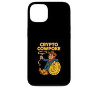 Bitcoin Cowboy Life Digital Gold Rush Western Crypto Custodia per iPhone 13