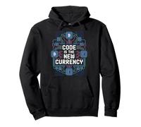 Bitcoin Crypto Code è la Nuova Blockchain di valuta Felpa con Cappuccio