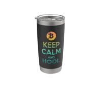 Bitcoin & Crypto - Keep Calm and HODL Bicchiere termico in acciaio inox doppia parete
