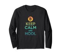 Bitcoin & Crypto - Keep Calm And HODL Maglia a Manica