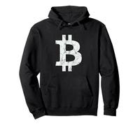 Bitcoin & Crypto - The Bitcoin Logo (Vintage) Felpa con Cappuccio