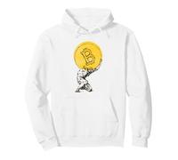 Bitcoin dei delle criptovalute Felpa con Cappuccio