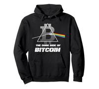 Bitcoin Digital Currency Geometric Technology Graphic Felpa con Cappuccio