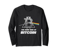 Bitcoin Digital Currency Geometric Technology Graphic Maglia a Manica