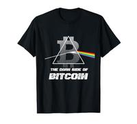Bitcoin Digital Currency Geometric Technology Graphic Maglietta con Stampa Grafica Economica