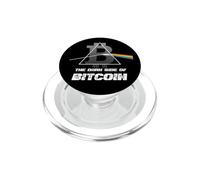 Bitcoin Digital Currency Geometric Technology Graphic PopSockets PopGrip per MagSafe