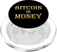 Bitcoin è denaro BTC Blockchain Crypto Sound Money Bitcoiner PopSockets PopGrip per MagSafe