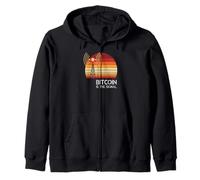 Bitcoin è il valore del segnale di libertà futuro suono bitcoin Felpa con Cappuccio