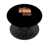 Bitcoin è il valore del segnale di libertà futuro suono bitcoin PopSockets PopGrip Adesivo