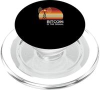 Bitcoin è il valore del segnale di libertà futuro suono bitcoin PopSockets PopGrip per MagSafe