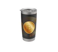 Bitcoin Graphic outfit, Bitcoin Crypto Holders, Bitcoin Bicchiere termico in acciaio inox doppia parete