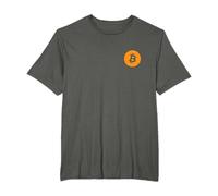 Bitcoin HODL Orange Logo Printed Front & Back Maglietta